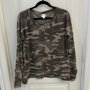 Camo Crew Neck Sweater